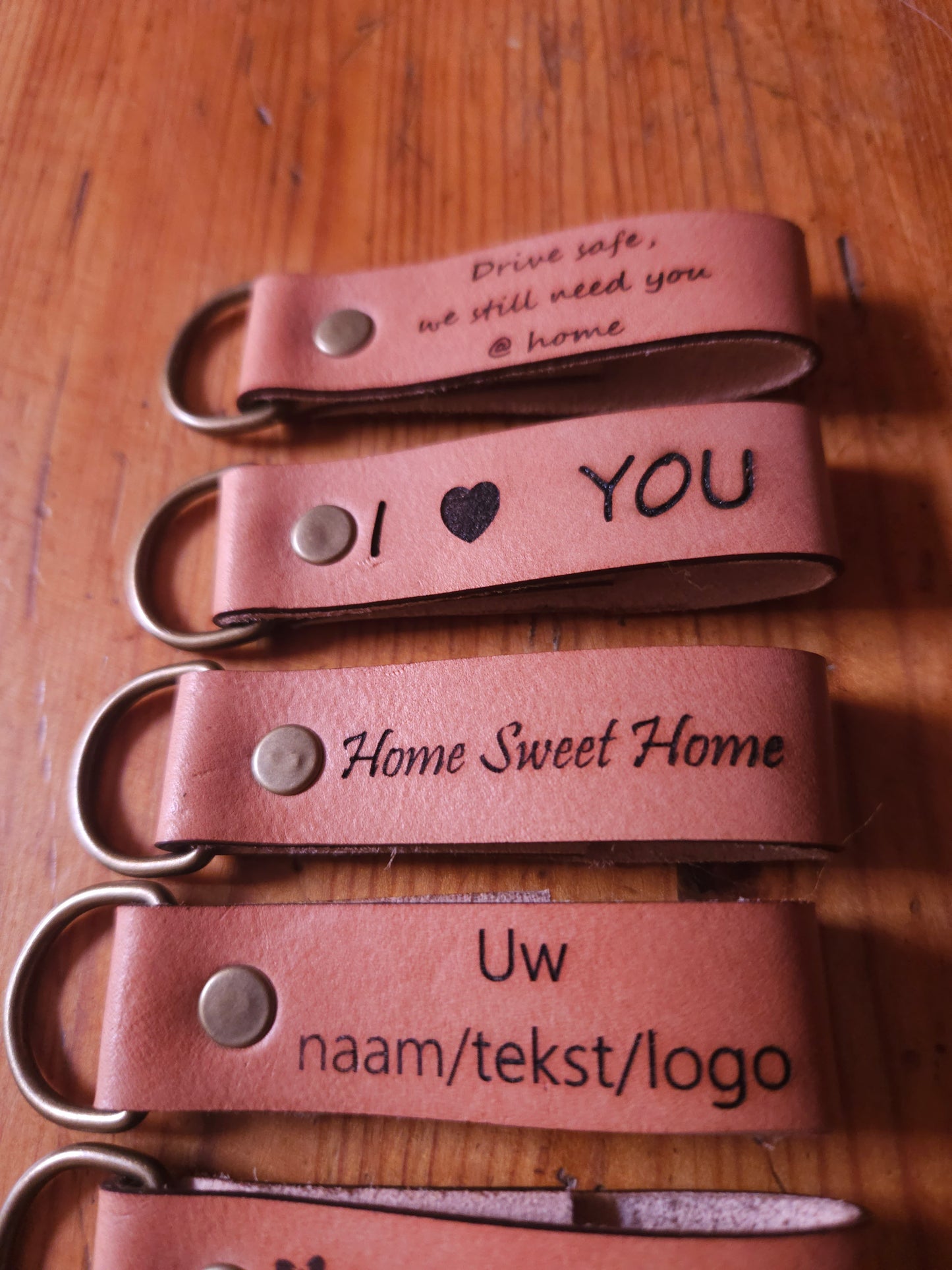 Personalised Leather Keychain